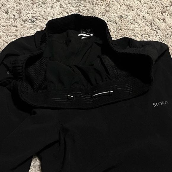 Skora Men’s Quick Dry Joggers Track Pants Black Pull On Pockets Stretchy Medium - Picture 8 of 9